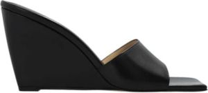Wandler Gaia wedge slides Zwart Dames