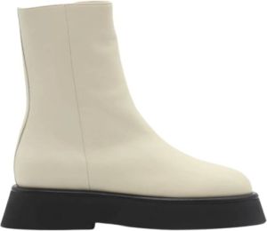Wandler Rosa Ankle Boots in Beige Leather Beige Dames
