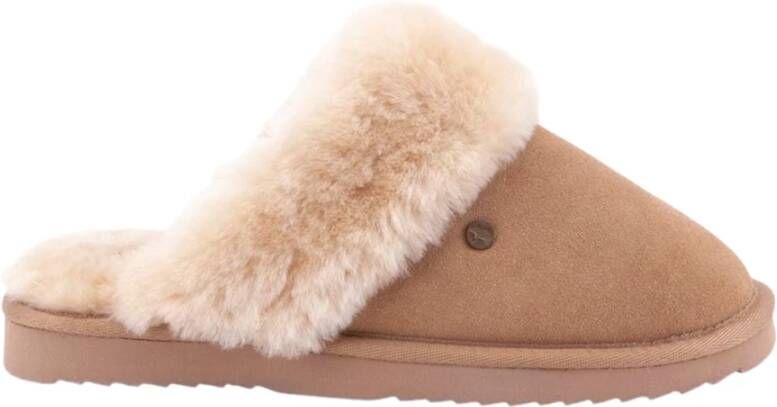 Warmbat Flurry Pantoffels Luxe Comfort Stijlvol Ontwerp Brown Dames