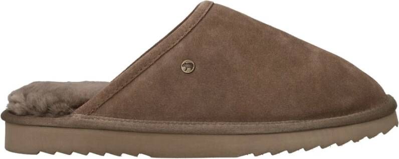 Warmbat Klassieke pantoffel voor heren Beige Heren