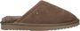 Warmbat Classic Unisex Suede Mud Unisex Sloffen Beige - Thumbnail 2