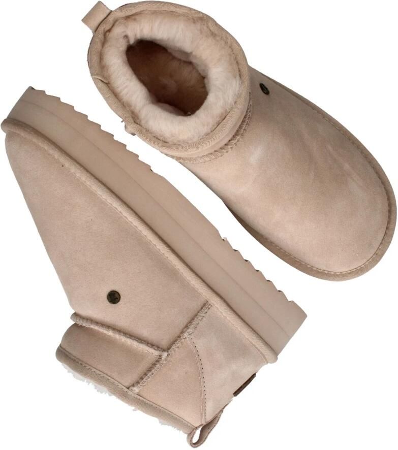 WARMBAT Vachtlaarzen Dames Durack Leer Beige - Foto 6