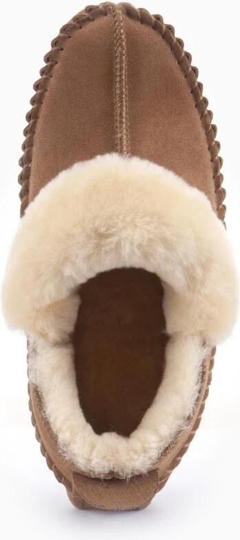 Warmbat Pantoffels Barrine BAR341025 Cognac Bruin - Foto 4