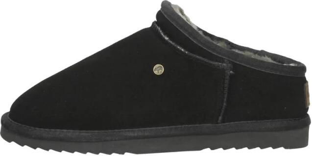 Warmbat Herenmuil van Leer en Schapenwol Black Heren - Foto 6