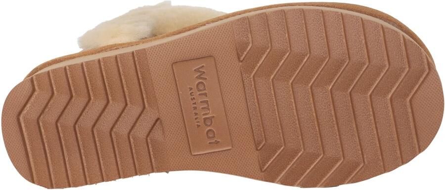 Warmbat Australia Kangaroo Plateau gevoerde suède enkelboots cognac - Foto 6