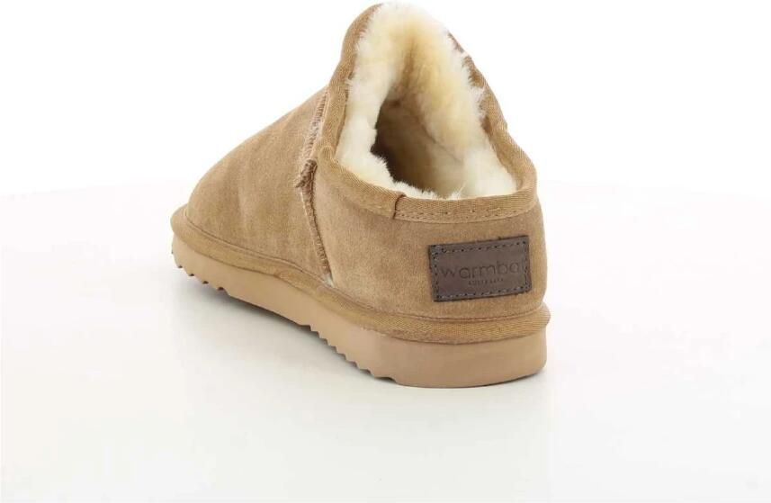 Warmbat Heren Suède Pantoffel voor de Herfst Brown Heren - Foto 4