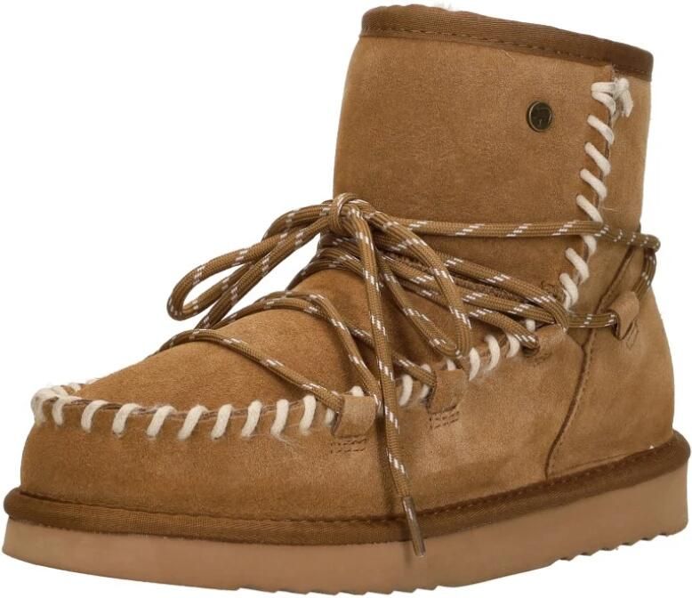 Warmbat Kalbarri Suede lace boot Dames Laarzen Cognac - Foto 2