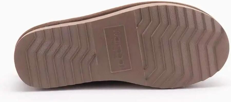 Warmbat Kynuna Suede Tape Dames Sloffen Mud - Foto 4