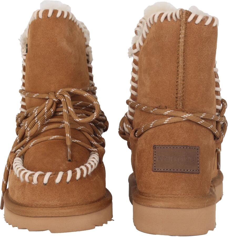 Warmbat Australia Waturra gevoerde suède enkelboots cognac - Foto 7