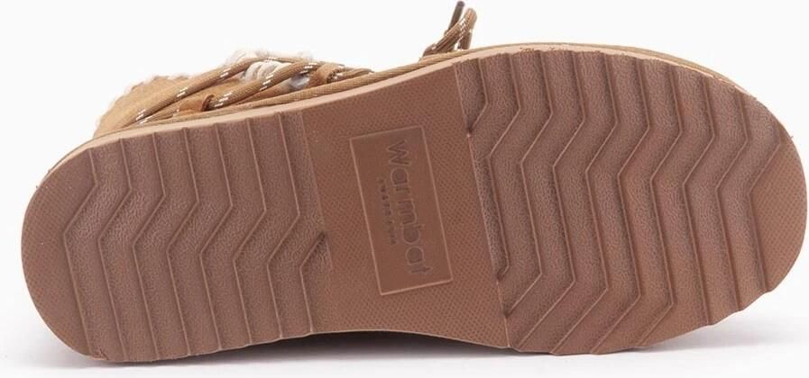 Warmbat Australia Waturra gevoerde suède enkelboots cognac - Foto 10