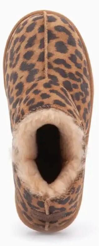 Warmbat Willow Print Panther Dames Sloffen Chestnut