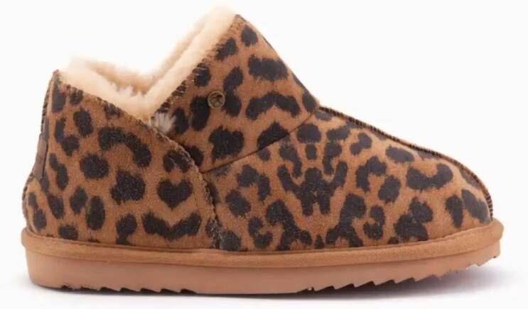 Warmbat Willow Print Panther Dames Sloffen Chestnut - Foto 2
