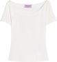 Weekend Max Mara Geribbelde katoenen top met boothals - Thumbnail 1