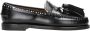 Weekend Max Mara Zwarte leren loafers met kwastjes - Thumbnail 1