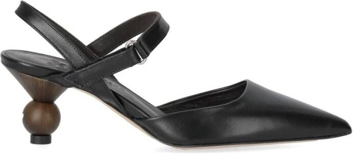 Weekend Max Mara Zwarte Leren Slingback Pump