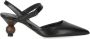 Weekend Max Mara Zwarte Leren Slingback Pump - Thumbnail 1