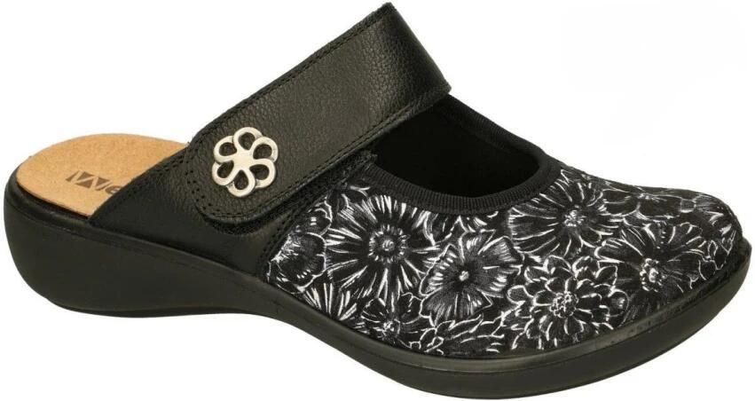 Westland -Dames zwart pantoffels