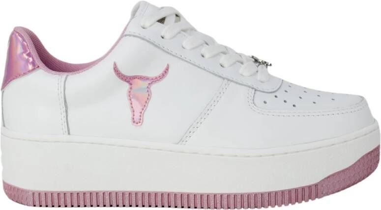 Windsor Smith Witte Leren Sneakers voor Dames White Dames