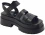 Windsor Smith Zwarte Leren Platte Sandalen - Thumbnail 1