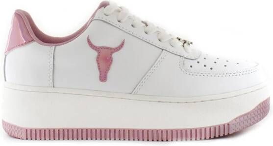 Windsor Smith Witte Leren Sneakers voor Dames White Dames