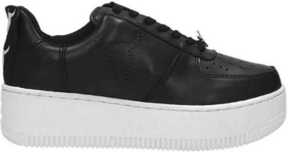 Windsor Smith Zwarte Leren Dames Sneakers Zwart Dames