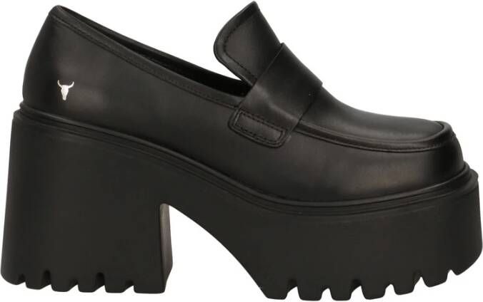 Windsor Smith Stijlvolle Loafers voor modebewuste vrouwen Zwart Dames