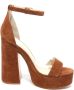 Windsor Smith Tan Suède Sandaal met Hak - Thumbnail 1