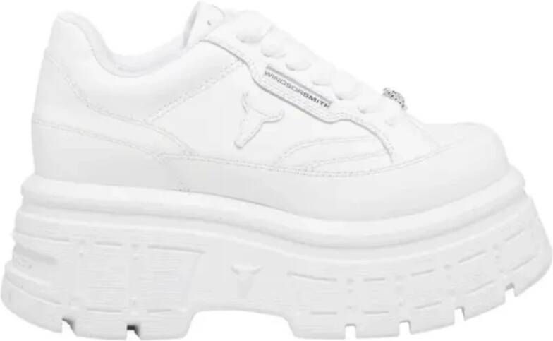 Windsor Smith Witte lage sneakers