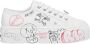 Windsor Smith Multicolor Graffiti Stoffen Dames Sneakers White Dames - Thumbnail 1