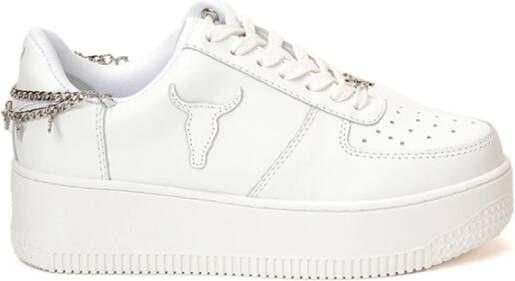 Windsor Smith Witte Leren Stierhoofd Sneakers