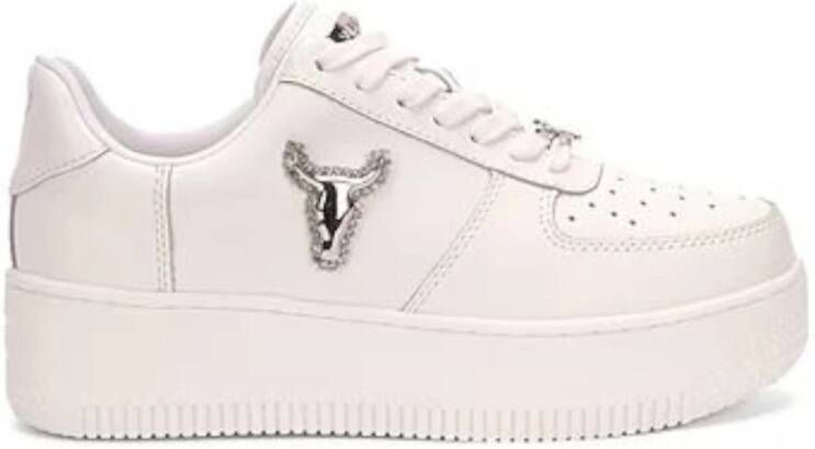 Windsor Smith Zilver Dappere Sneakers White Dames