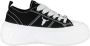 Windsor Smith Zwarte Canvas Platform Sneakers Intentions - Thumbnail 1