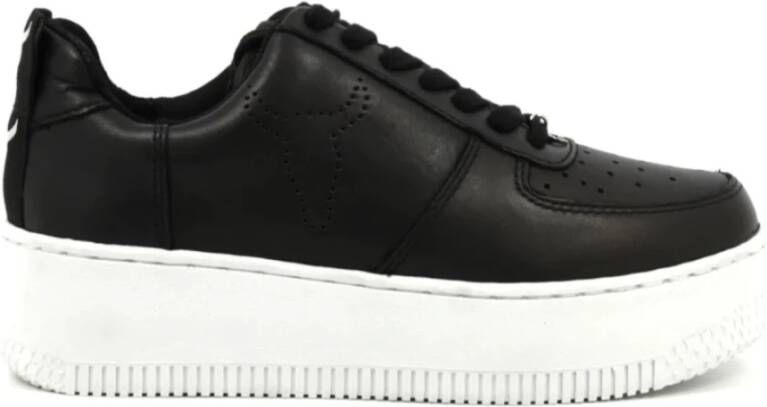 Windsor Smith Zwarte Leren Dames Sneakers Zwart Dames