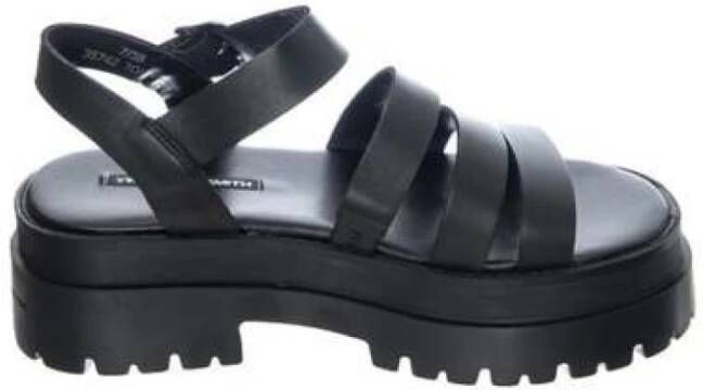 Windsor Smith Zwarte Leren Platte Sandalen