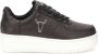 Windsor Smith Zwarte leren sneakers met logo-applicatie - Thumbnail 1