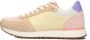 Woden Beige Chunky Sole Sneakers voor dames Multicolor Dames - Thumbnail 4