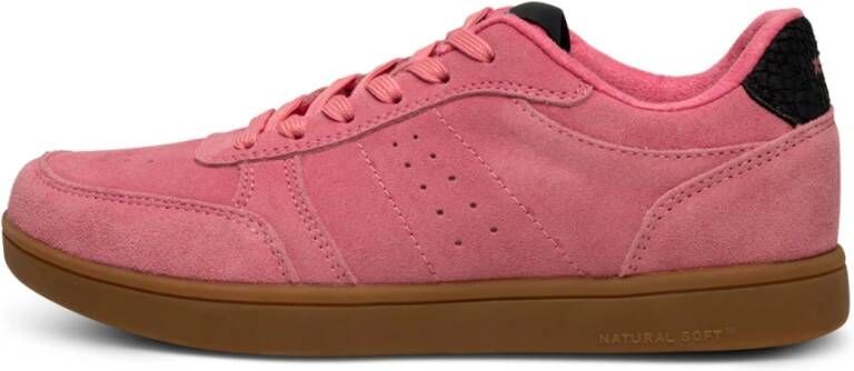 Woden Bjork Suede Sneaker Pink Dames