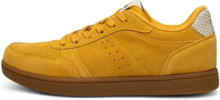 Woden Bjork Suede Yellow Dames