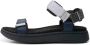Woden Comfortabele textielsandaal met leren details Multicolor Dames - Thumbnail 3