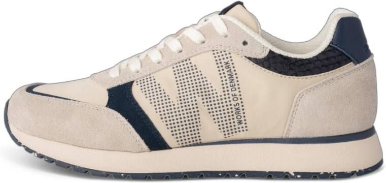 Woden Eco-Vriendelijke Sportsneaker Ronja Runner Beige Dames
