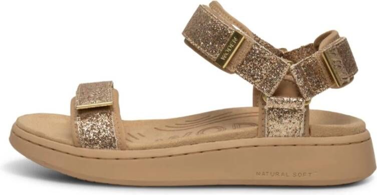 Woden Flat Sandals Multicolor Dames