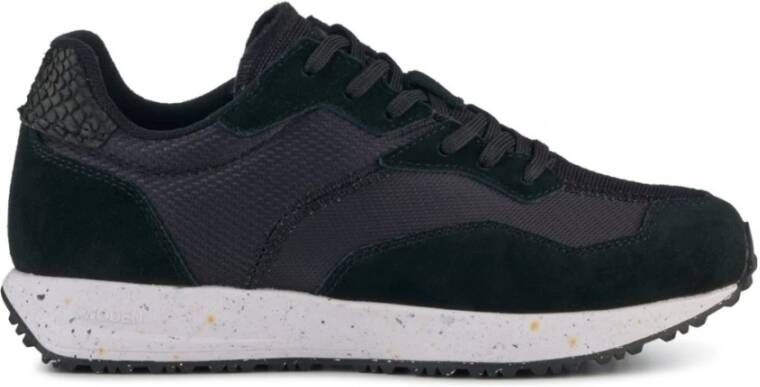 Woden Gerecyclede Polyester Sneakers Black Dames