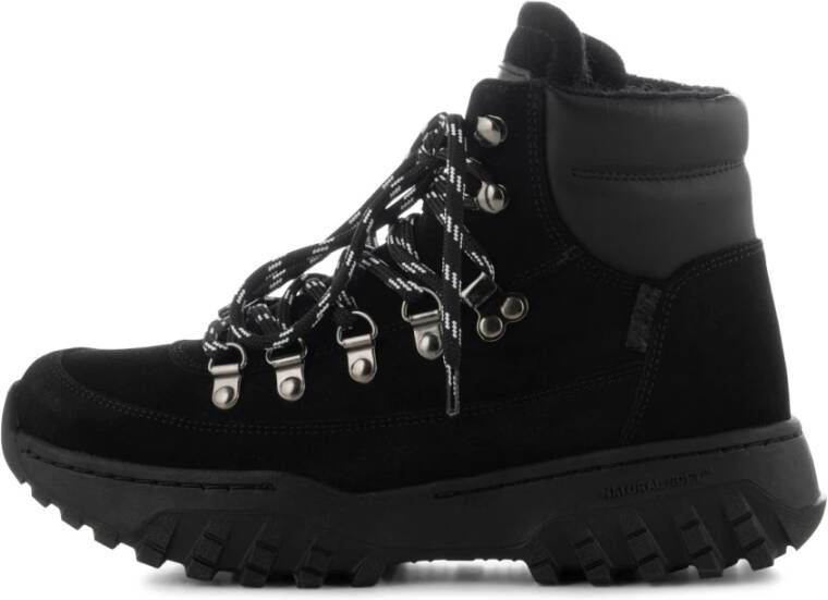 Woden Iris Track Suede Boots Zwart Dames - Foto 2