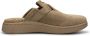 Woden Klassieke Vega Klomp Slippers Beige Dames - Thumbnail 9