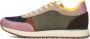 Woden Ronja suède sneakers groen paars bruin - Thumbnail 3