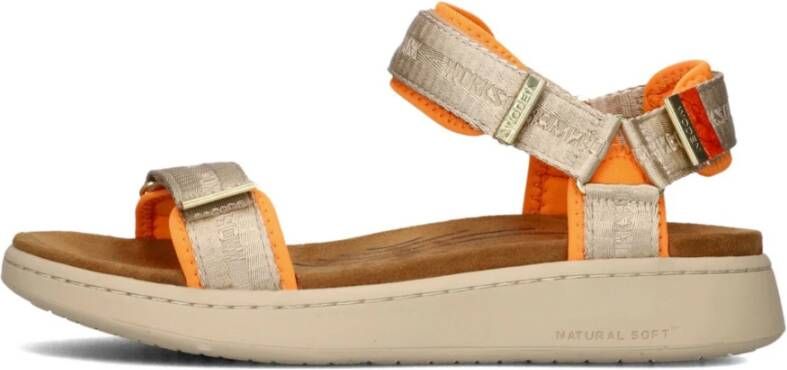 Woden Line Heritage Dames Sandalen Beige