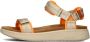 Woden Line Lite Sandalen beige Textiel Dames - Thumbnail 3
