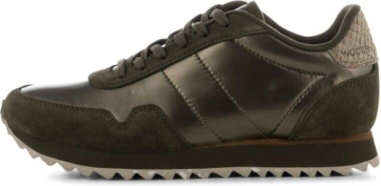 Woden Metallic Nylon Moss Sneakers
