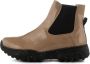 Woden Elena Patent Klassieke Laars met Moderne Twist Beige Dames - Thumbnail 1