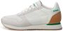 Woden Moderne textiel- en leren sneaker White Dames - Thumbnail 3